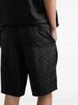 Dolce & Gabbana шелковые шорты с жаккардовым логотипом, черный - фото 5