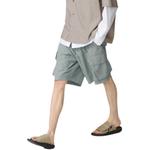 UNIQLO Шорты карго мужские green - фото