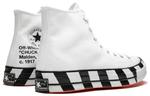 Кроссовки off-white x chuck 70 'white' Converse, черный - фото 4