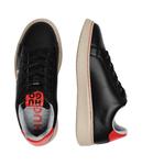 Кожаные кроссовки Hugo Kids, черный - фото 4