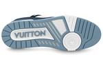 Кроссовки унисекс Louis Vuitton Trainer, белый/темно-синий - фото 3