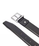 Кожаный ремень Calvin Klein, черный - фото 2