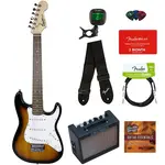 Fender Squier Mini Strat 3/4 размера - Sunburst с усилителем - фото