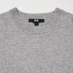 Джемпер из 100% кашемира с круглым вырезом Uniqlo, черный - фото 8