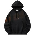 Толстовка унисекс KS, Черный на флисовой подкладке - фото 2