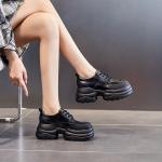 Туфли на высоком каблуке женские черный Pooq - фото 5