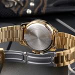 Часы CASIO Stainless Steel Strap Mens Gold Analog, желтый - фото 4