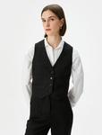 Koton Жилет в черном цвете - фото