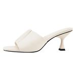 Тапочки-слайды женские WUDASHU, Ecru - фото