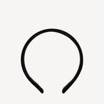 BALENCIAGA Женский ободок Holli Flat в черном цвете/с блестящим серебром - фото