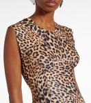 Макси-платье Grace с леопардовым принтом Norma Kamali, Cheetah Patch - фото 4