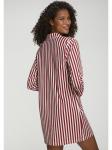 Ночная рубашка в красно-белую полоску LASCANA - фото 3
