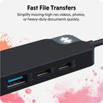 Док-станция HYPER HyperDrive Flex 5-Port USB-C 3.2 Gen 1 Hub HD4101BUGL - фото 7