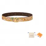 LOUIS VUITTON Ремень реверсивный 40 мм, Beige - фото