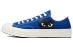 Кроссовки CDG Play x Converse Chuck Taylor All-Star 70 Ox PLAY Blue Quartz - фото