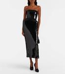 Бюстье с пайетками David Koma, Black - фото 2