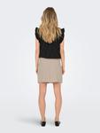 Юбка ONLY ONLCaro, бежевый - фото 4