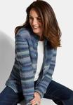 Кардиган GOLDNER Cardigan, Blue Light Blue Patterned/Blue - фото 5