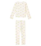 Пижама из хлопка с принтом Bobo Choses, Beige - фото 3