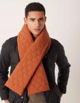 Стеганый шарф оранжевого цвета Asos Design - фото