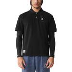 New Era Унисекс поло черное - фото 6