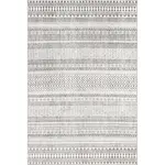 Ковер Catherina Transitional Geometric Area Rug nuLOOM, 61x183 см, серый - фото 2