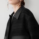 ELLE Куртка Women's Black Lapel Moderate Others - фото 7