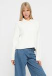 Джемпер Vero Moda VMLUNA SHORT, Birch/Off-White - фото 4