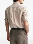 Рубашка оксфорд Gant, хаки - фото 4