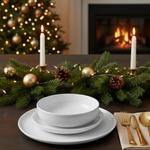 Набор посуды MARLO - 24 предмета из фарфора Sänger, белый - фото 6