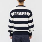 Полосатый свитер с сердцем HUMAN MADE, серый - фото 10