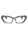 Очки в оправе 'кошачий глаз' Alain Mikli, фиолетовый - фото