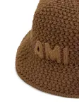 Панама в технике кроше AMI Paris, коричневый - фото 3