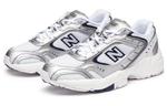 Кроссовки (WMNS) New Balance NB 452 Sneakers 'White Silver Black', белый - фото 2