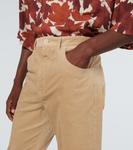 Вельветовые хлопковые брюки Acne Studios, Clay Beige - фото 5