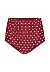 Низ бикини Adore Me SHELBY PLUS HIGH WAISTED, Coin Dot C/Red - фото 4