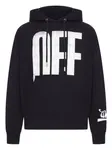 Толстовка с принтом OFF-WHITE, черный - фото