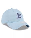 Женская шапка Oakland Athletics Multi Light Blue 9TWENTY Adjustable New Era - фото 3