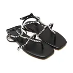 Кожаные сандалии Twin-Set, черный - фото 2