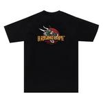 Футболка BAPE A Rising Bape Dragon Tee, черный - фото 2