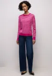 Свитер-Пуловер gestreifter Street One, Pink - фото 2