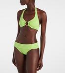 Брюссельский бикини-топ с халтернеем Melissa Odabash, Lime - фото 2