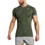 GYMSHARK Мужская спортивная одежда green - фото