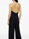 Комбинезон с вырезом халтер SIMONA CORSELLINI, черный - фото 3