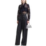 Футболка женская черная Self-portrait - фото 5