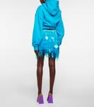 Украшенная мини-юбка The Attico, Turquoise - фото 3