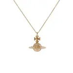 Vivienne Westwood Латунное, стеклянное ожерелье Women's Gold - фото 2