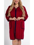 Халат Aquarti, темно-красный - фото 5