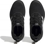 Кроссовки Crazyflight Mid adidas, цвет Black/White/Carbon - фото 2