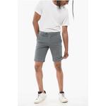 ID Эластичные хлопковые шорты-чиносы Corneliani, Gray - фото 4